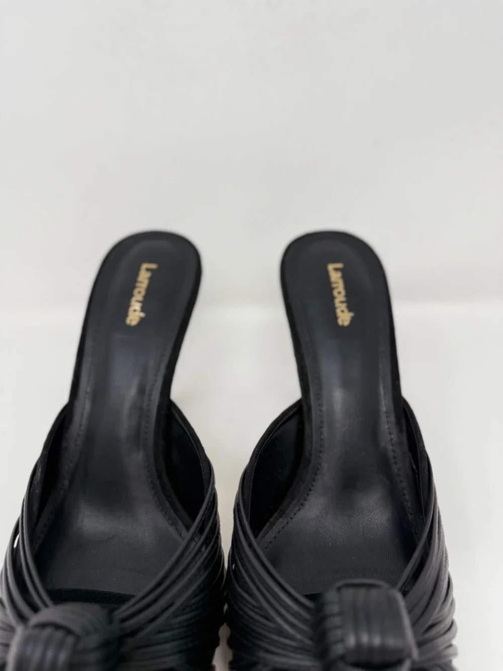 New Larroude Valerie Stiletto Pump Black Sz 10